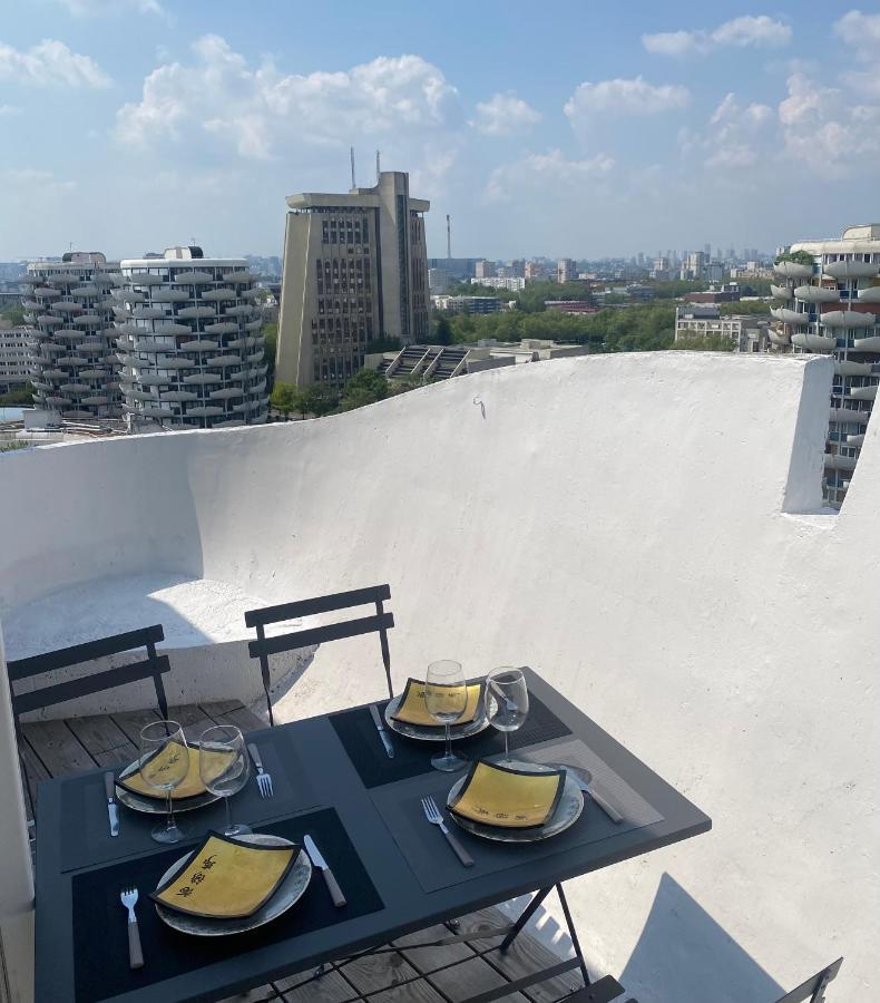 14Eme Et Der Etage "Arty" Avec 2 Chambres Et Vue Panoramique ! Créteil Buitenkant foto