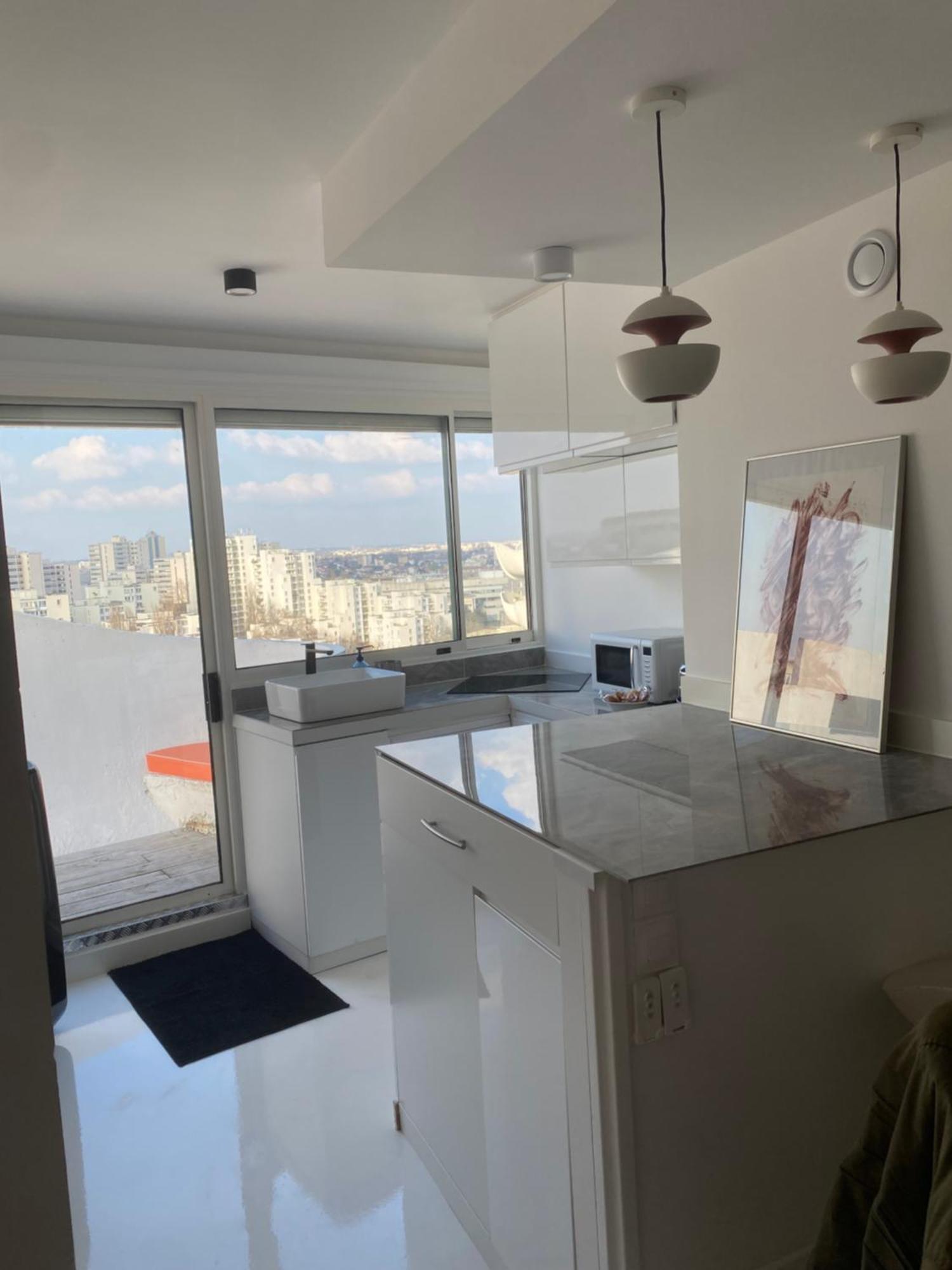 14Eme Et Der Etage "Arty" Avec 2 Chambres Et Vue Panoramique ! Créteil Buitenkant foto